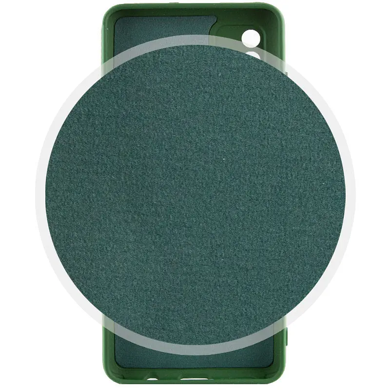 Чохол Silicone Cover Lakshmi Full Camera A для Xiaomi 12T / 12T Pro Зелений / Dark Green, Full camera - фото 3