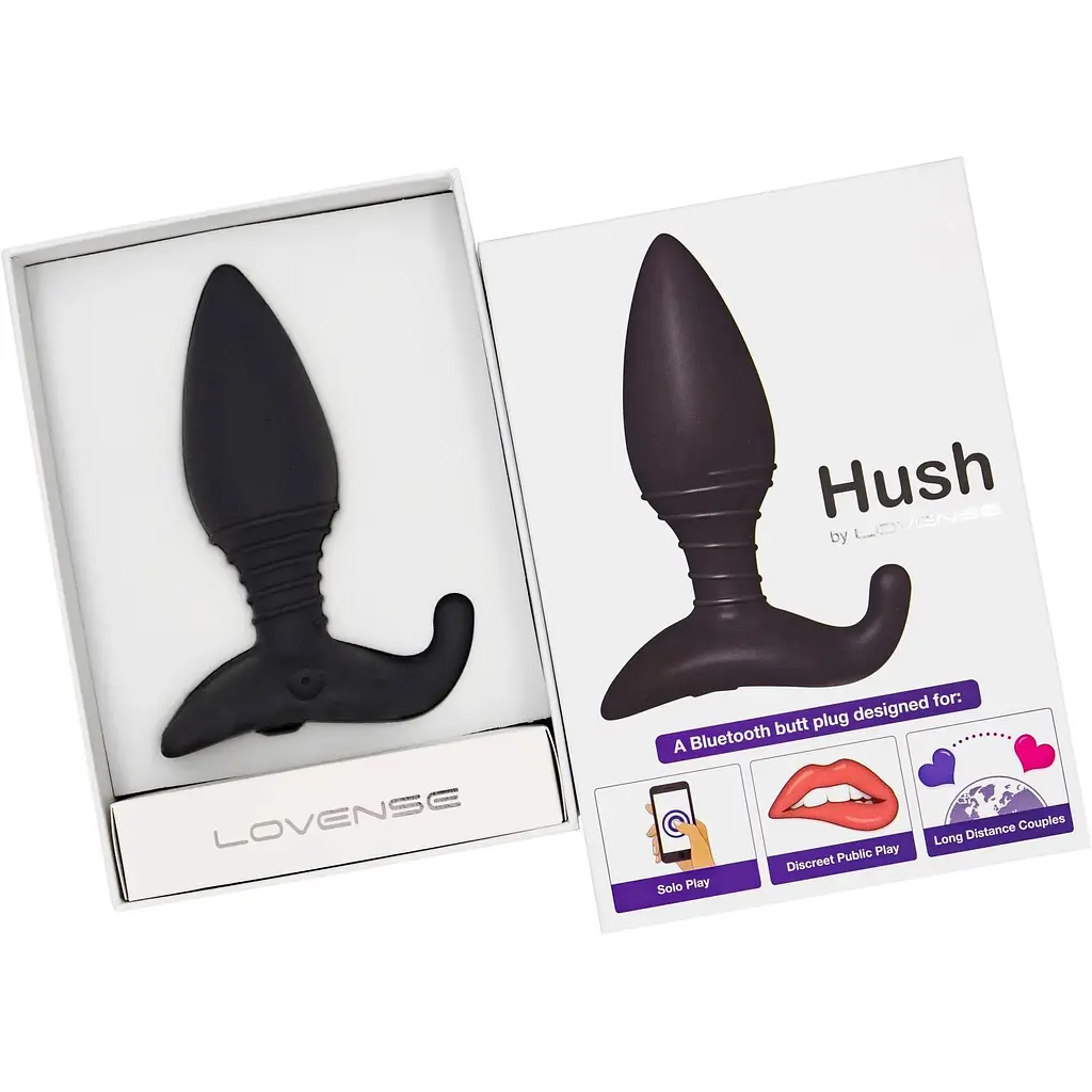 Анальна смарт вібропробка Lovense Hush, розмір S - фото 7