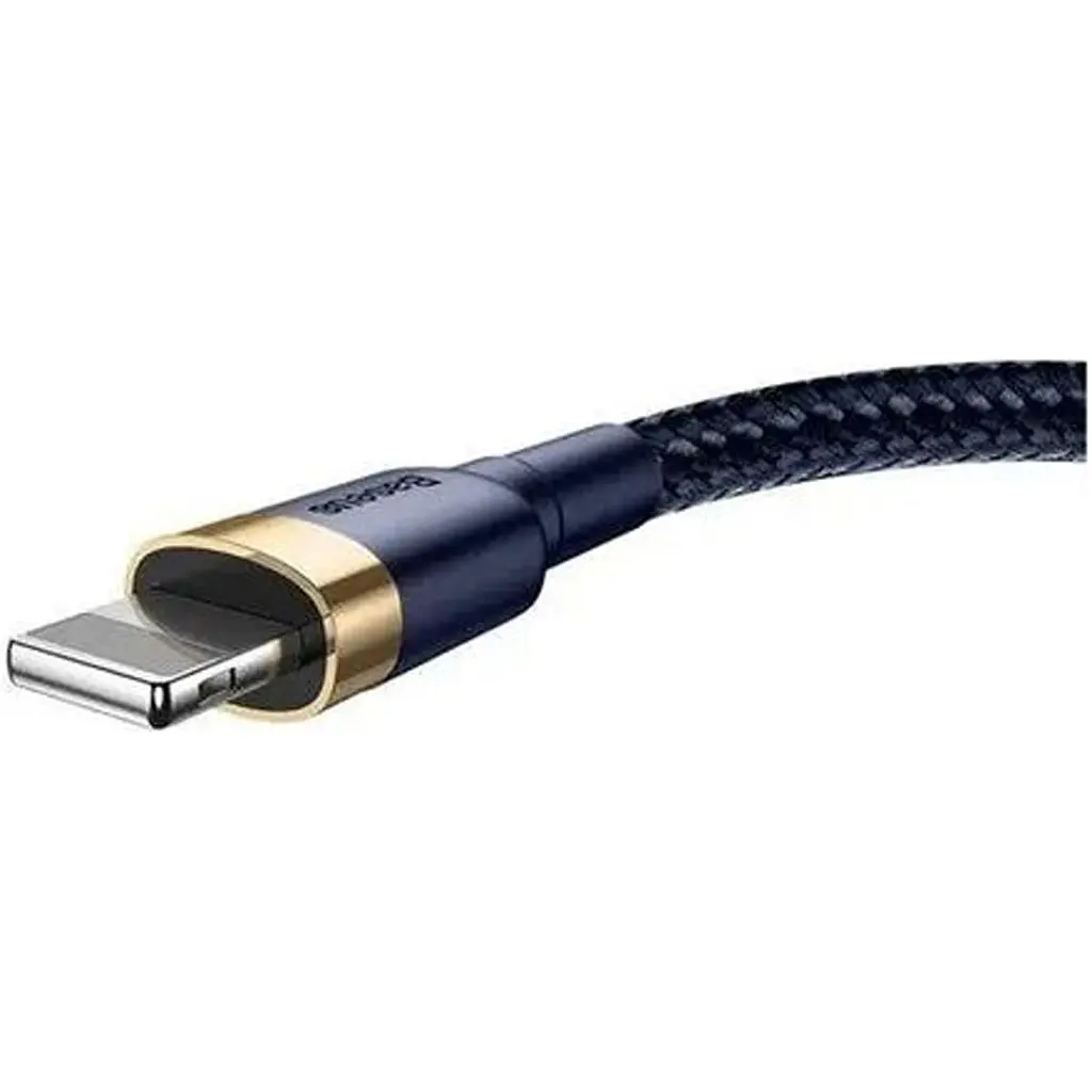 Кабель Baseus Cafule USB-A to Lightning 2m Gold/Blue (CALKLF-CV3) [169522] - фото 6