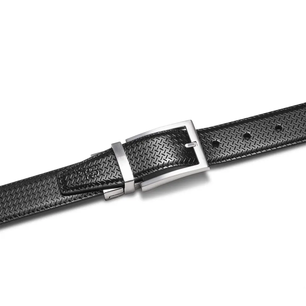 Ремінь чоловічий шкіряний Semi Line Black/Brown (P8232-0 XL) 120 см - фото 2