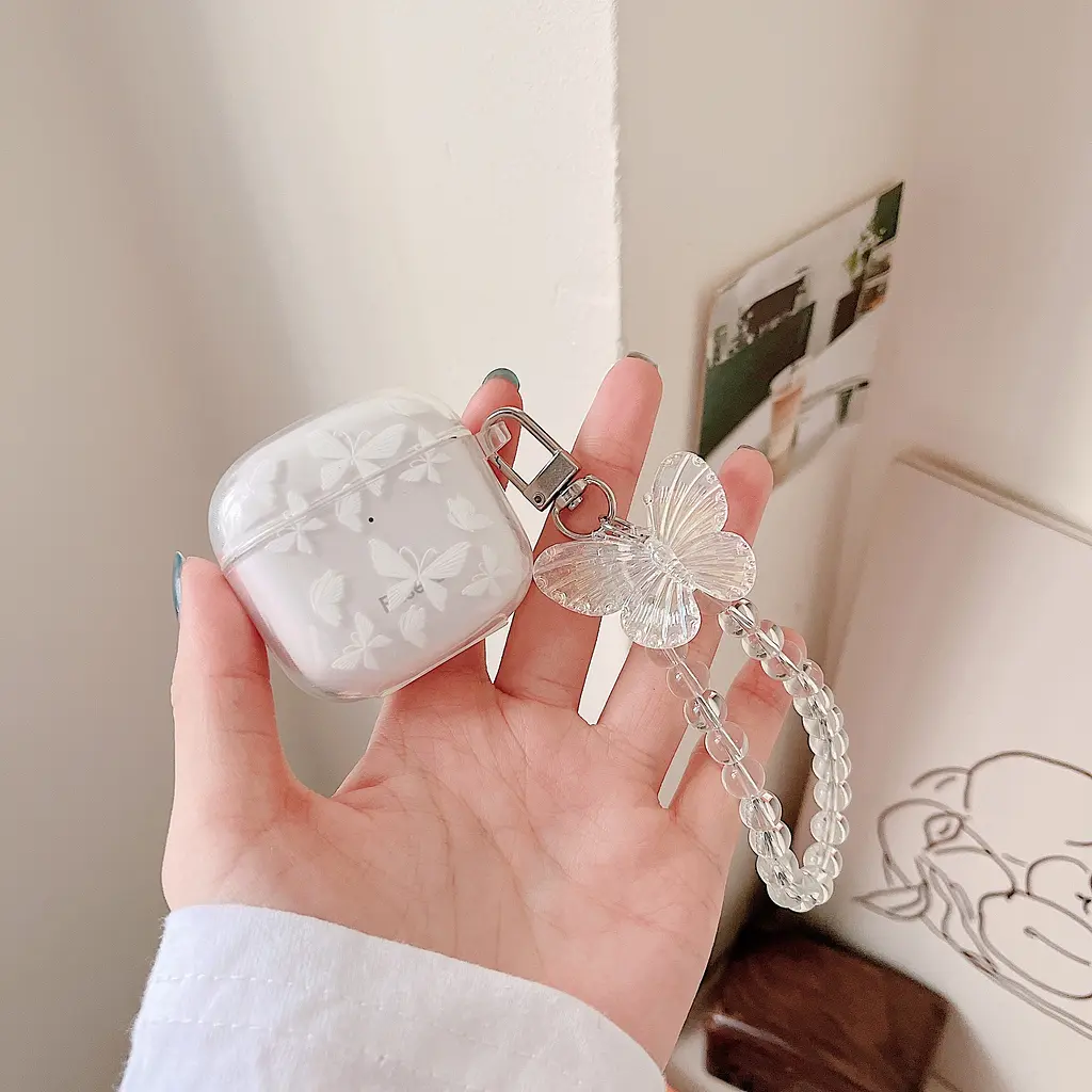 Чохол ANbeauty airpods 3 butterfly White (AN0103247) - фото 2