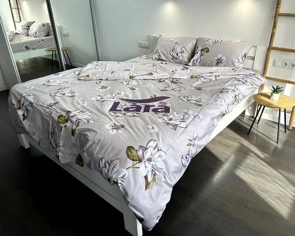 Постільна білизна LARA сатин d13153e євро - фото 2