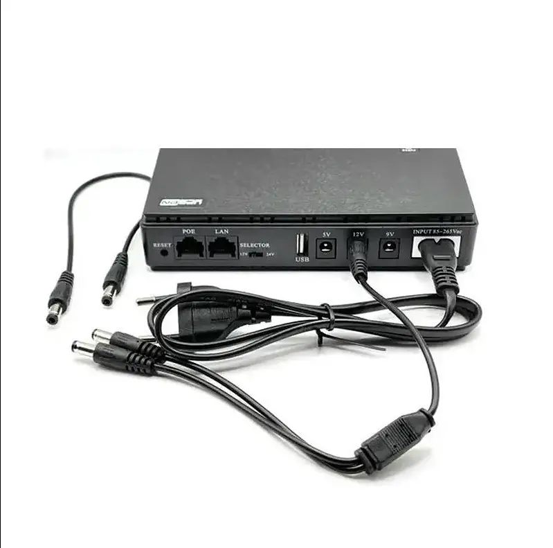 Powerbank UPS 10400мАч для WI-Fi роутера, конвертора, камер, виходи 12V, 9V, 5v (до 10 годин автономної роботи) джерело безперебійного живлення ДБЖ повербанк UKC - фото 3