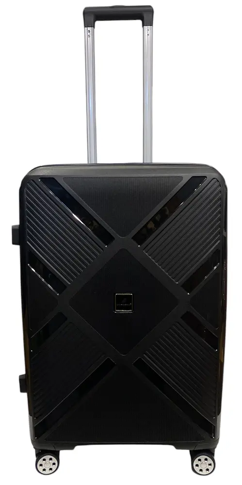 Валіза Madisson Snowball 53103 середній M 65×45×26 см 65 л 4 колеса 360° поліпропілен Чорний - фото 8