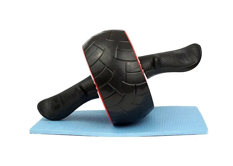Колесо для преса PowerPlay 4326 зі зворотним механізмом AB Wheel Pro Чорно-червоне (PP_4326_Black/Red) - фото 3
