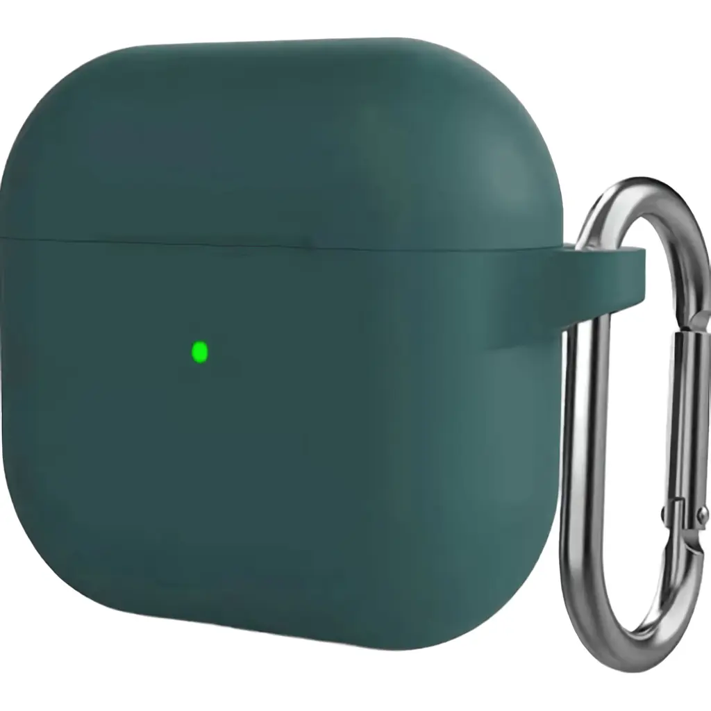 Чохол Silicone Case для Apple AirPods 4 Dark Green [122755] - фото 2