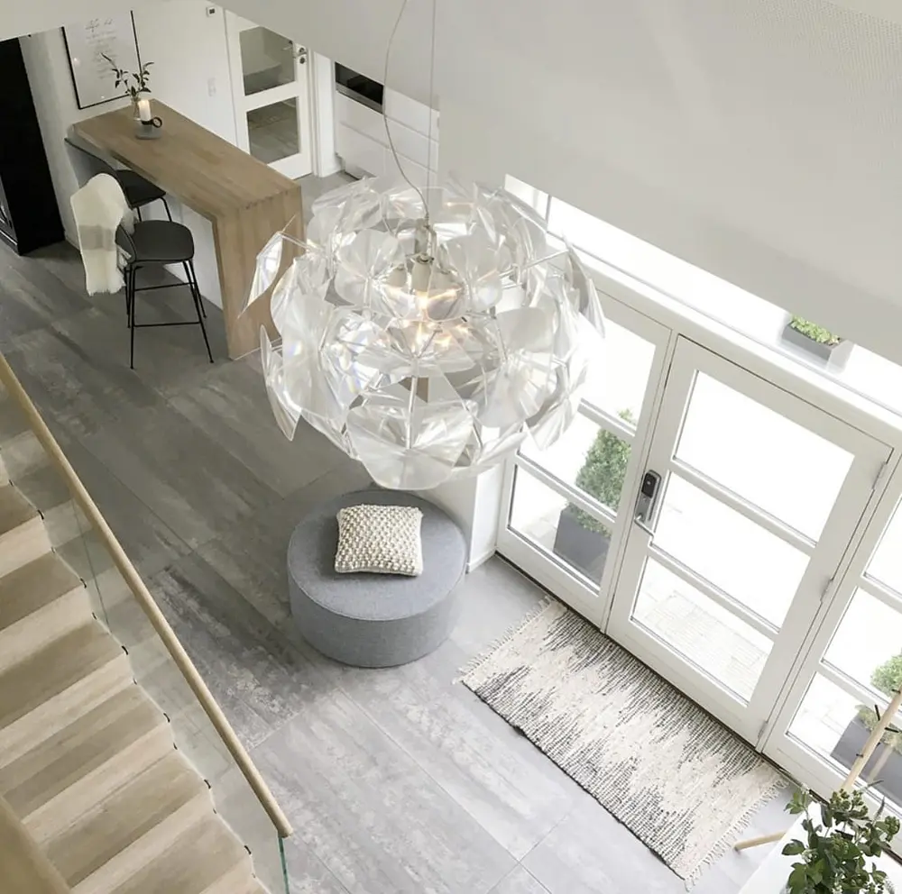 Декоративный светильник с полупрозрачными пластинами Ø 60 см | Line F | Арт. DE8C-560 - фото 2