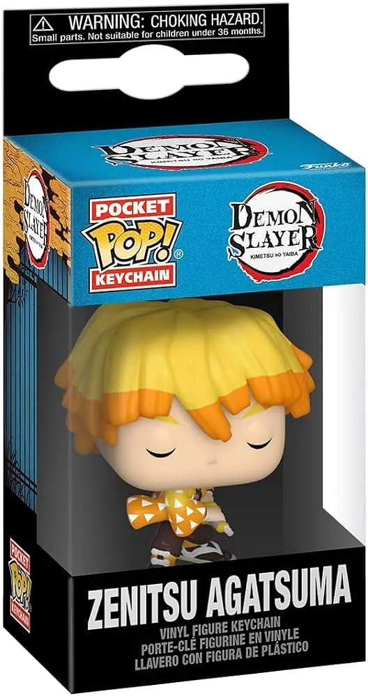 Фігурка-брелок Funko Pop Demon Slayer Zenitsu 4 см (DS ZA 869 4) - фото 2
