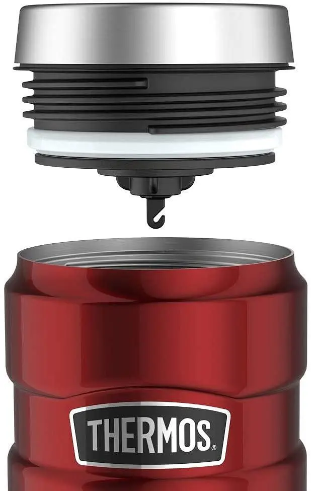 Термокружка без ручки Thermos 0.47 л Stainless King Travel Tumbler Red (160021) - фото 3