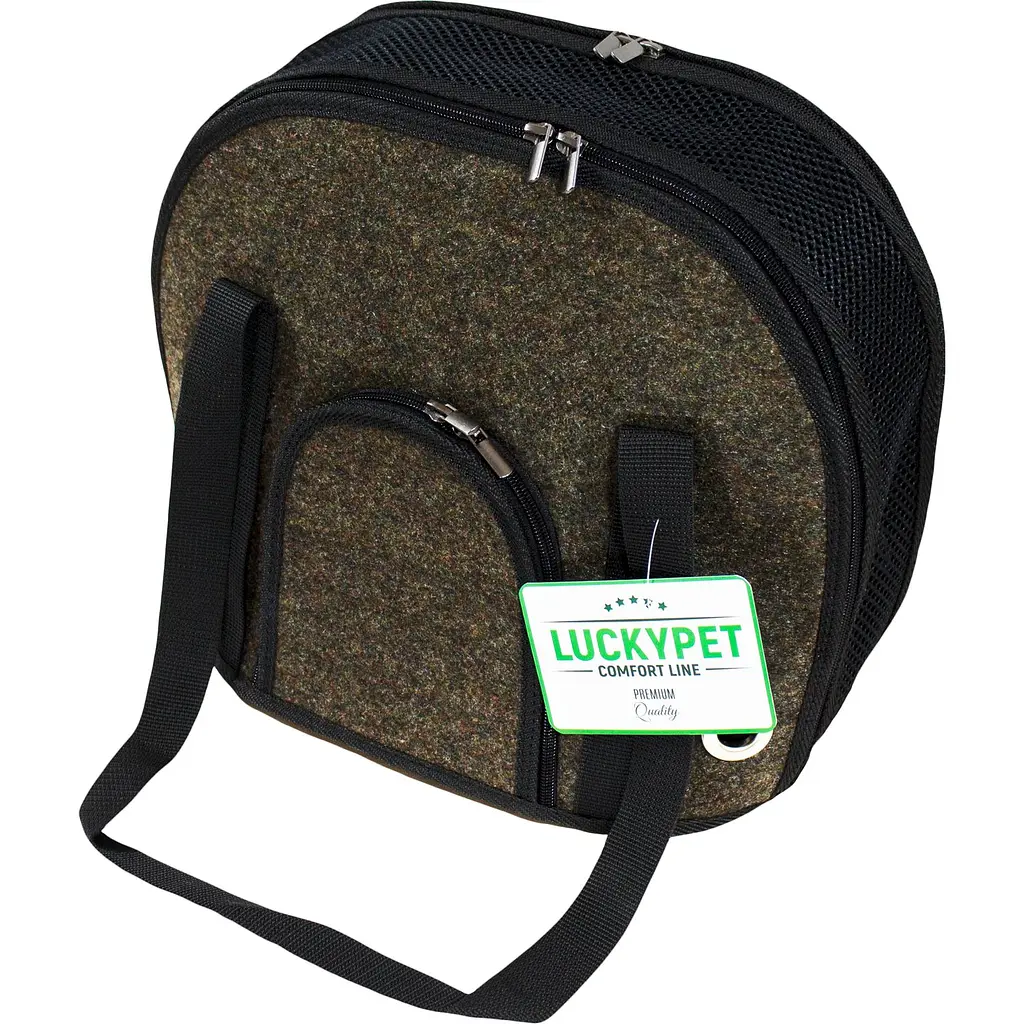 Сумка Lucky Pet Джокер №0, 34х27х22 см, коричневая - фото 2