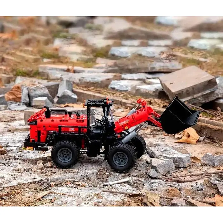Конструктор Onebot Toy Truck Engineering Bulldozer (CN  OBZZJ01AIQI  GP00091CN/GP00017) - фото 5