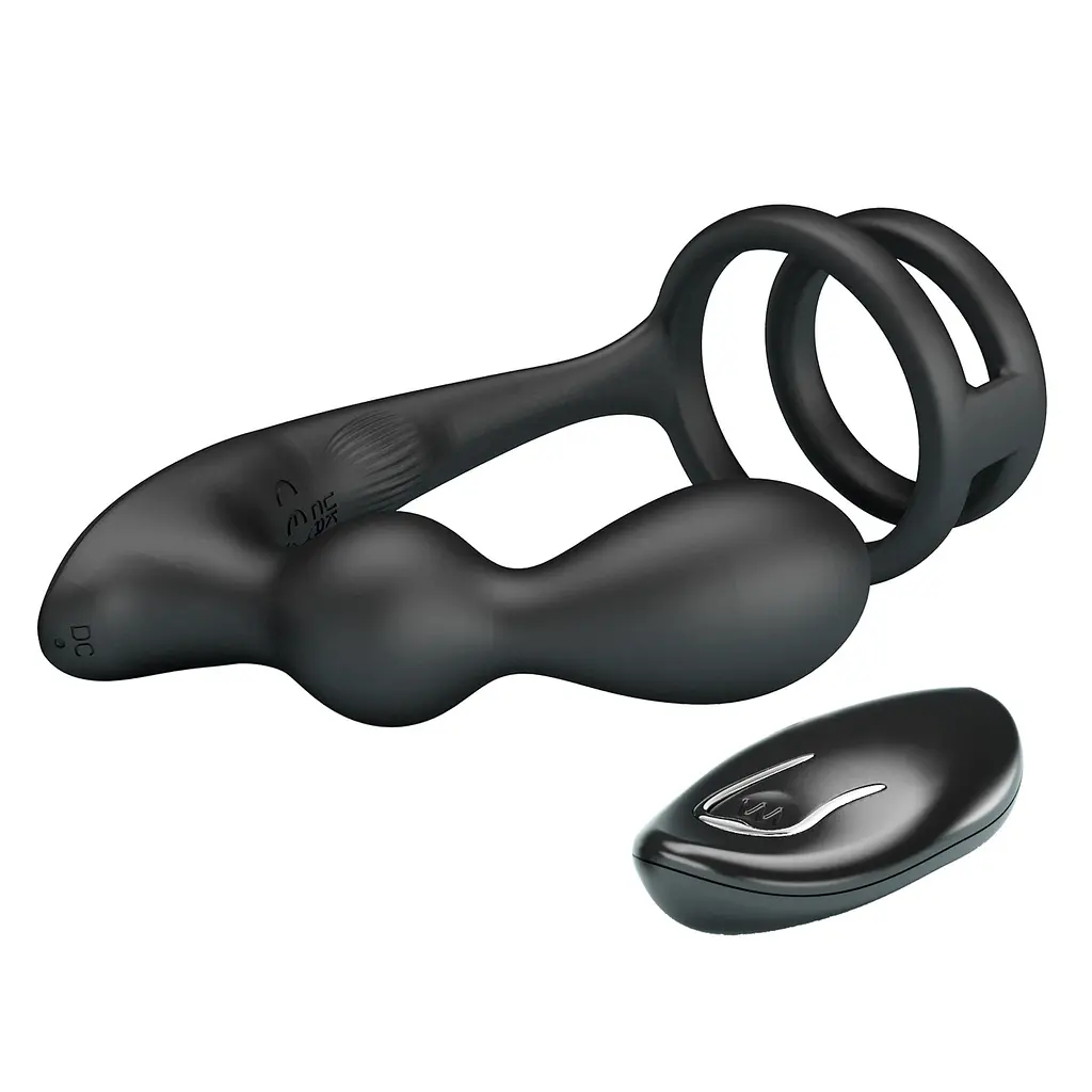 Вибростимулятор простаты MR Play Remote Control, 13.5 см (черный) - фото 5