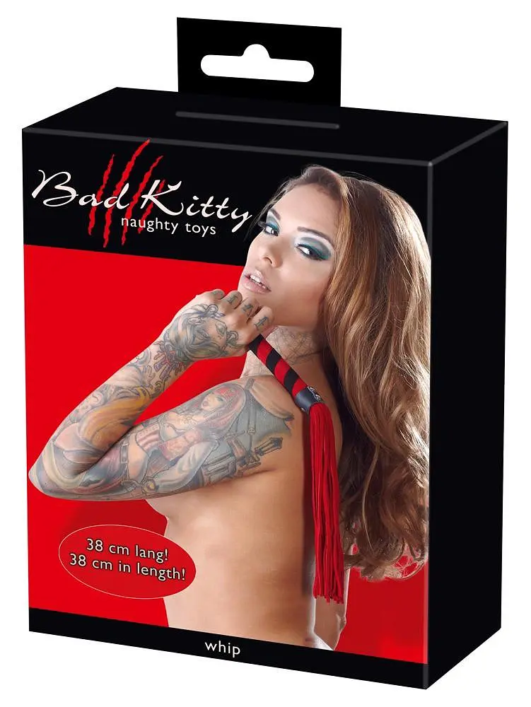 Флогер Bad Kitty Naughty Toys Whip 38 см червоний - фото 6