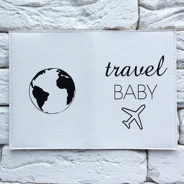 Обкладинка для паспорта Travel Baby 3 екошкіра - фото 3
