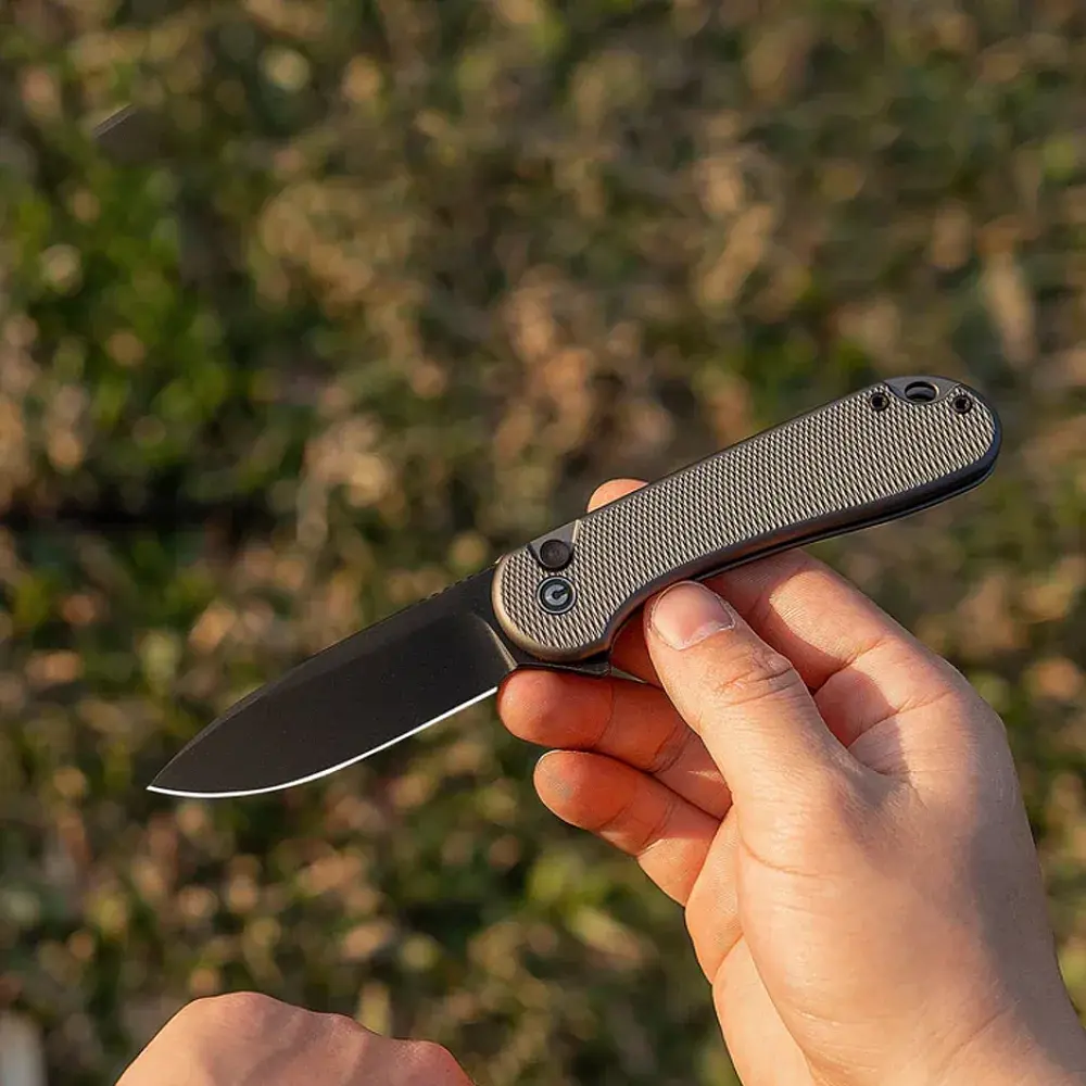 Ніж Civivi Elementum II Button Lock Nitro-V Aluminium Gray - фото 6