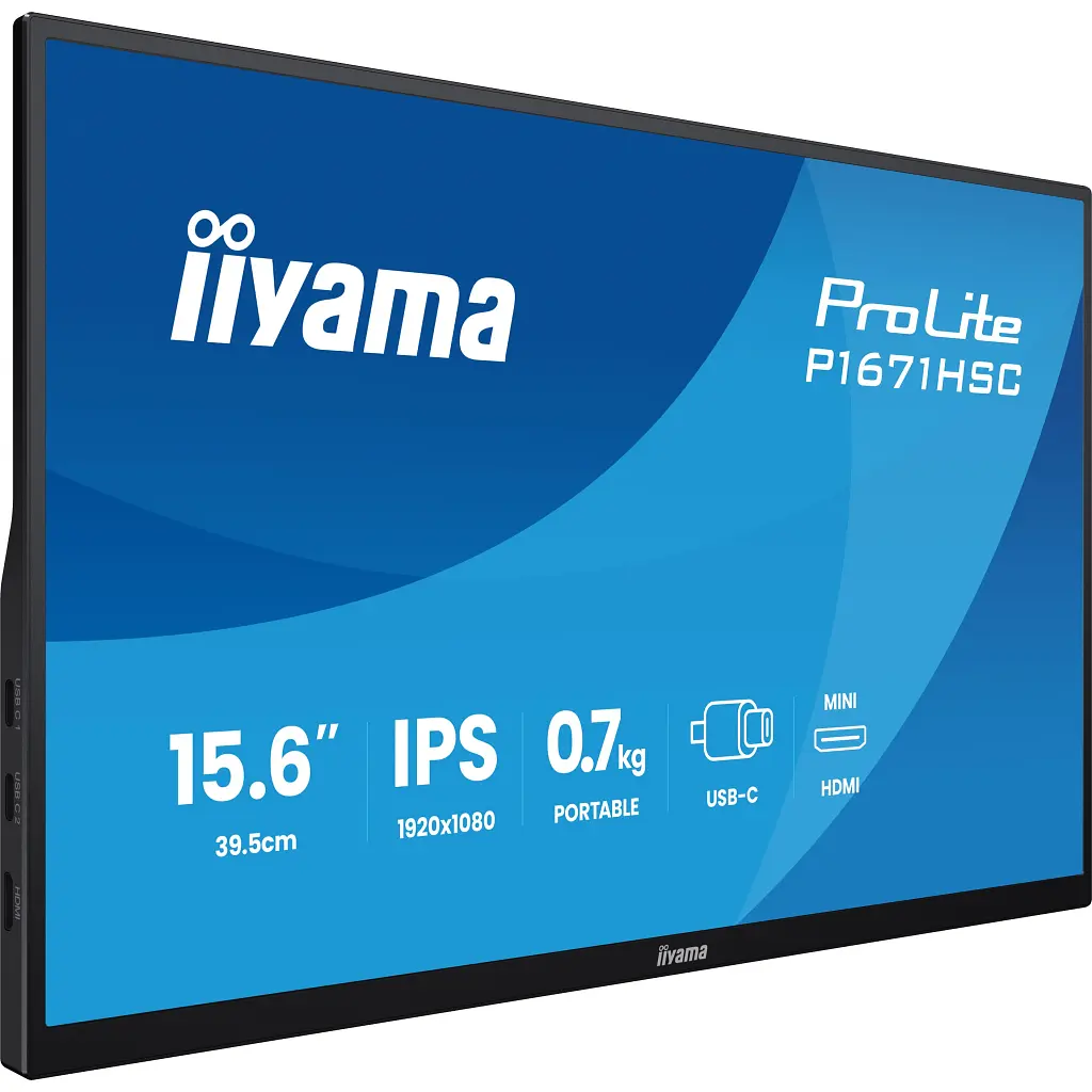 Монітор iiyama P1671HSC-B1 - фото 2