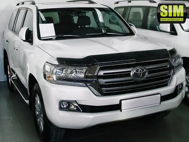 Дефлектор капоту мухобійка Toyota Land Cruiser 200 2015- (PW42160000) - фото 2