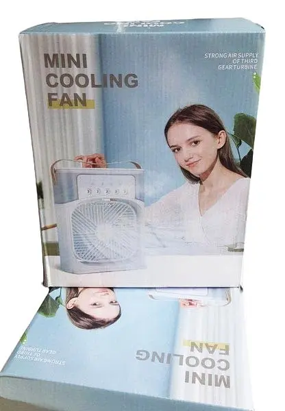 Вентилятор кондиционер увлажнитель 3в1 с контейнером для льда Mini Portable USB Air Cooling Fan 9418 - фото 7