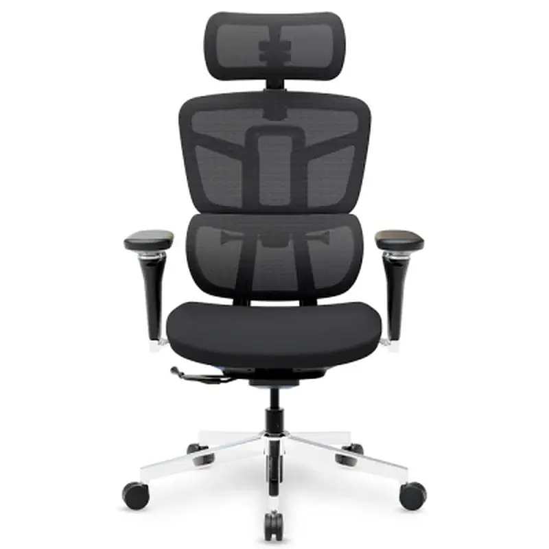 Офісне крісло Mealux S4 Air Fabric Black (HF-S4 F/B) - фото 8