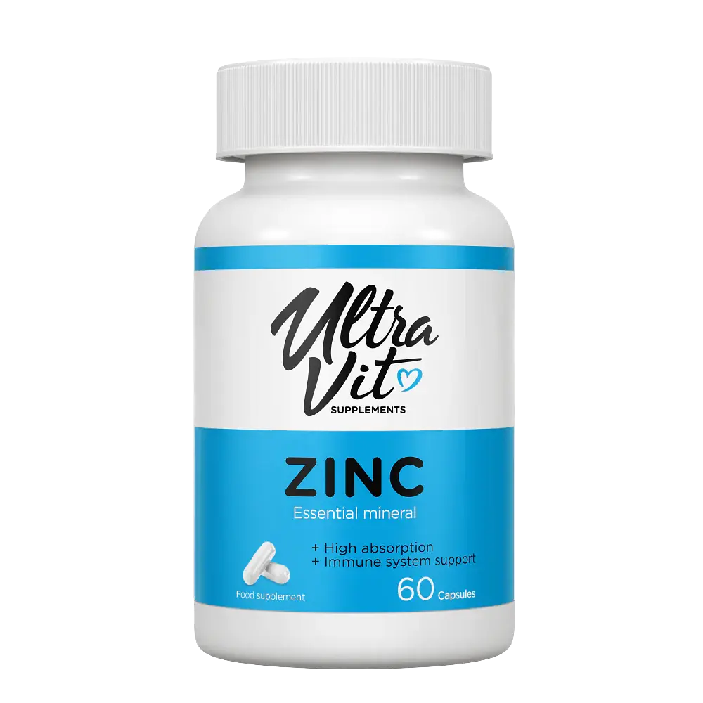Цинк Zinc 25 мг - 60 капсул