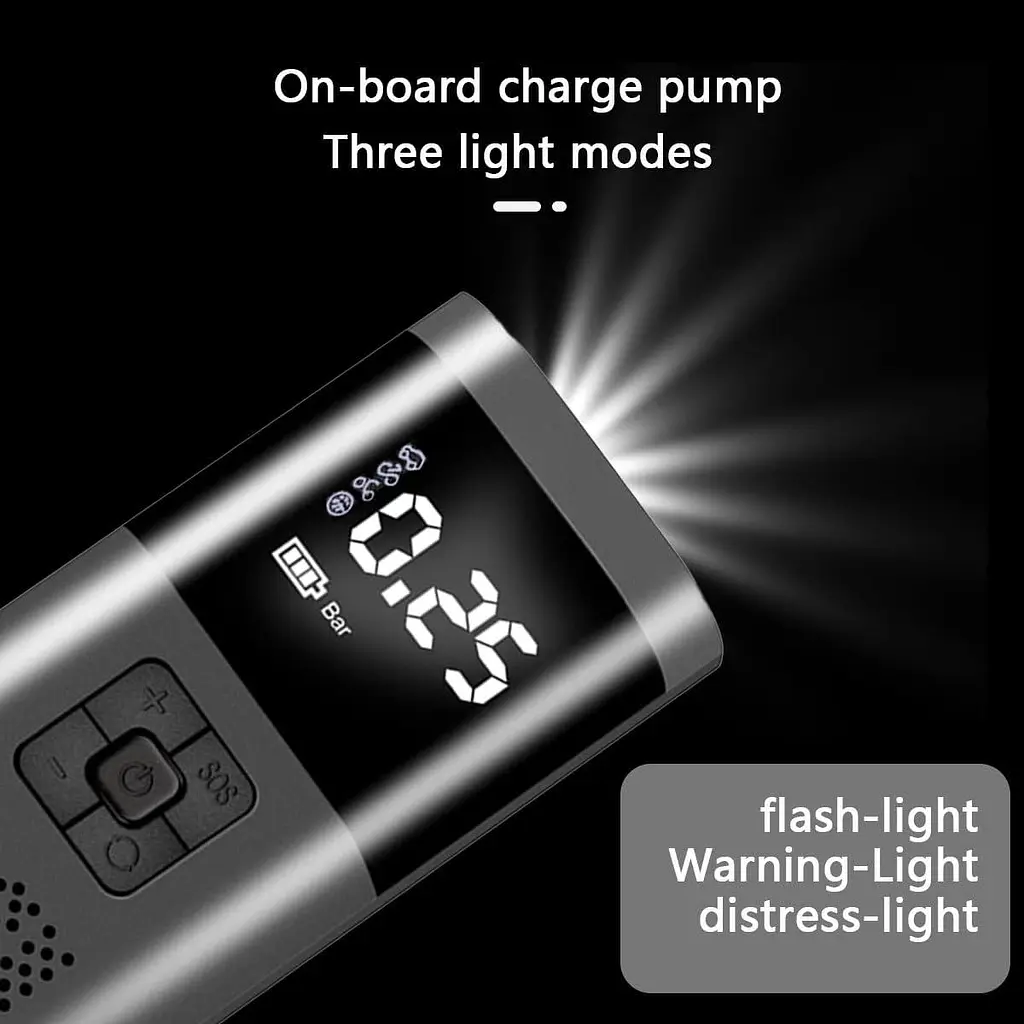Портативний компресор Wireless Pump 12В ST5509D ∙ Багатофункціональний портативний Wireless Pump компресор - фото 7