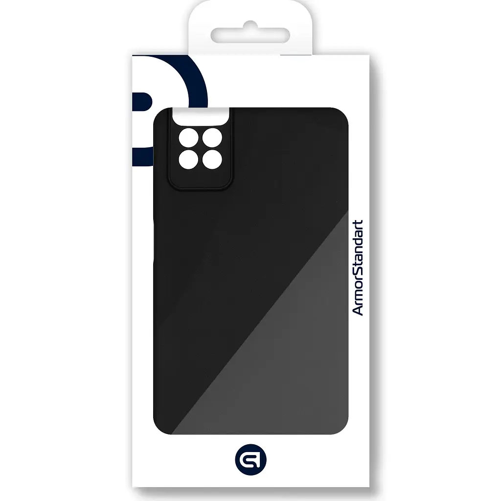 Чехол-накладка для смартфона Xiaomi Redmi Note 12 Pro 4G противоударный, силиконовый, термополиуретановый (ТПУ), с защитой камеры и корпуса, черный, защита всего корпуса, ArmorStandart (ARM67762) - фото 3