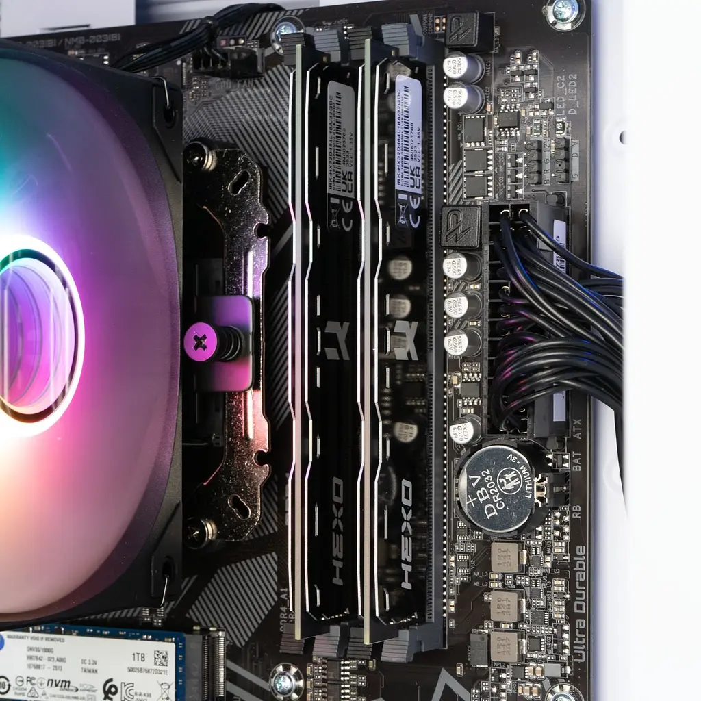 Комп'ютер HEXO Gaming Mainstream Pro (HGMP-5600N5060-32S1TWHSH) White / AMD Ryzen 5 5600 (3.5-4.4), 6 ядер / NVIDIA GeForce RTX 5060 / 32 ГБ (DDR4) / 1024 ГБ (SSD) - фото 4