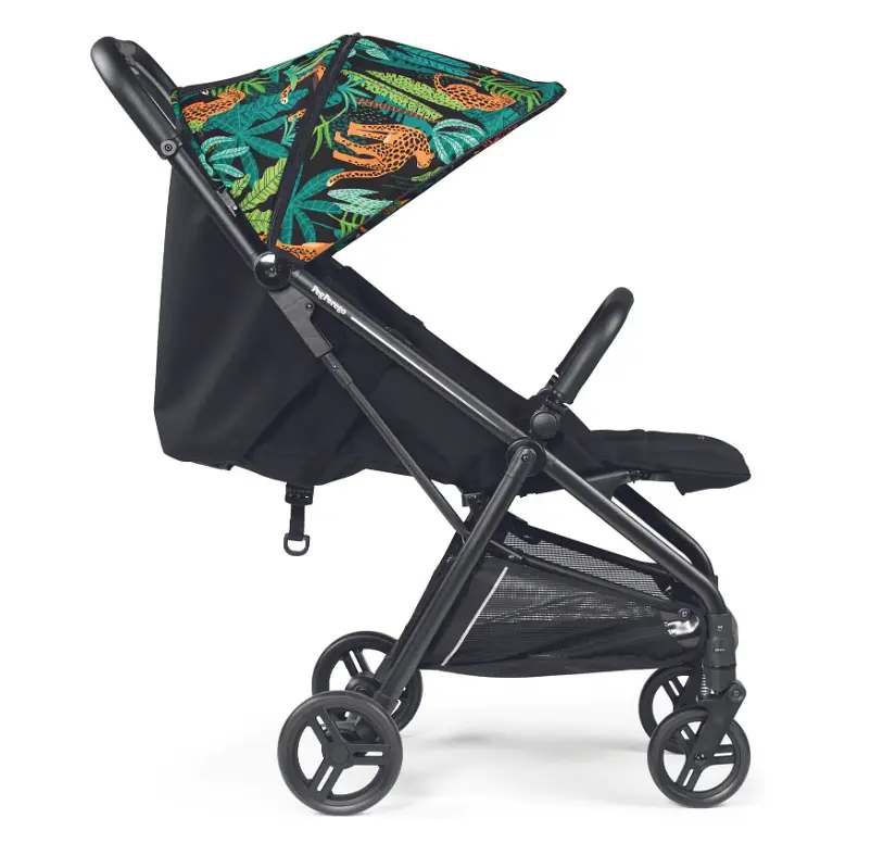 Прогулочная компактная коляска Peg-Perego Selfie Jaguars, зеленый с черным (IP22000000JL24RO01) - фото 4