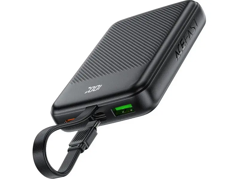 Зовнішній акумулятор (Power Bank) Acefast M13 22.5W 10000mAh Black - фото 2