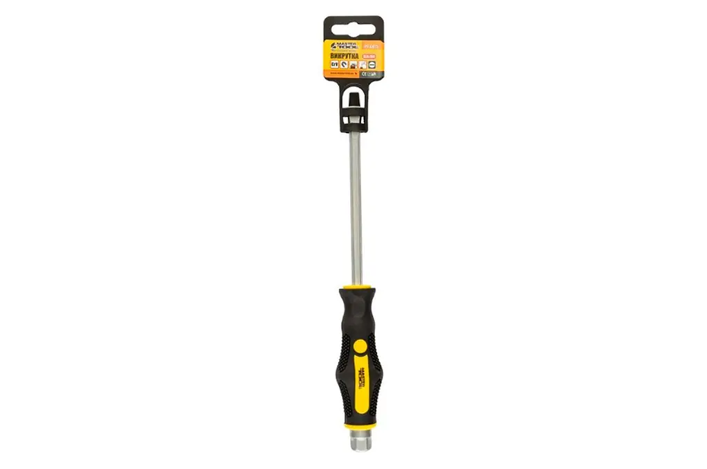 Отвертка ударная плоская шлицевая Mastertool SL8 x 150мм HEX 49-6815 - фото 7
