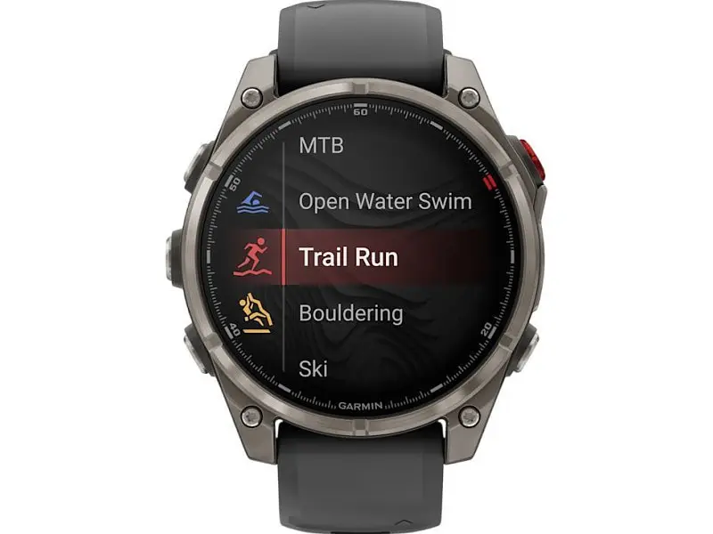Смарт-годинник Garmin Fenix 8 Pro 47 mm AMOLED Titanium with Graphite/Black (010-03198-10/11) - фото 3