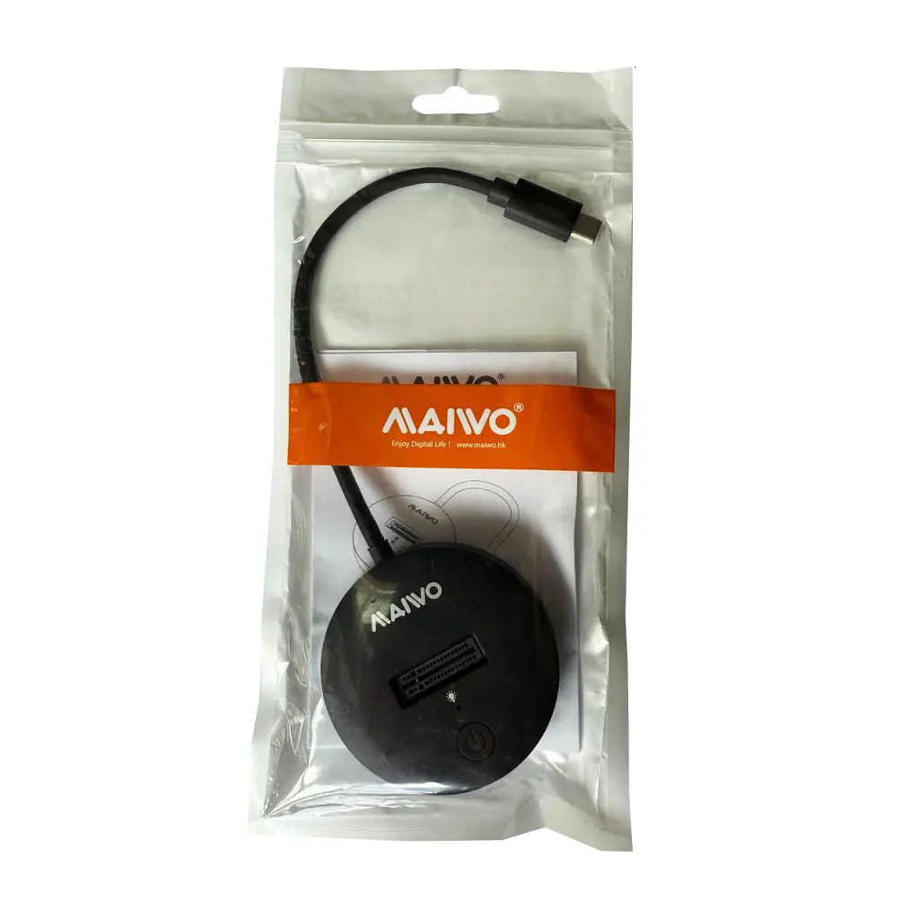 Док-станція для накопичувачів Maiwo M.2 NVMe/SATA SSD to USB3.2 Gen2 USB-C 10Gbps (K1698P2) - фото 9