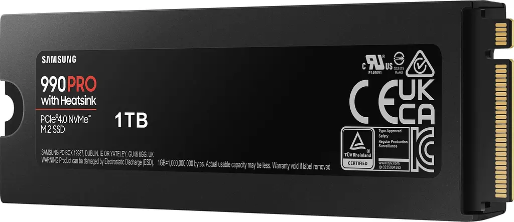 Накопичувач SSD Samsung m.2 NVMe 1TB SSD 990 PRO Series (MZ-V9P1T0GW) - фото 5