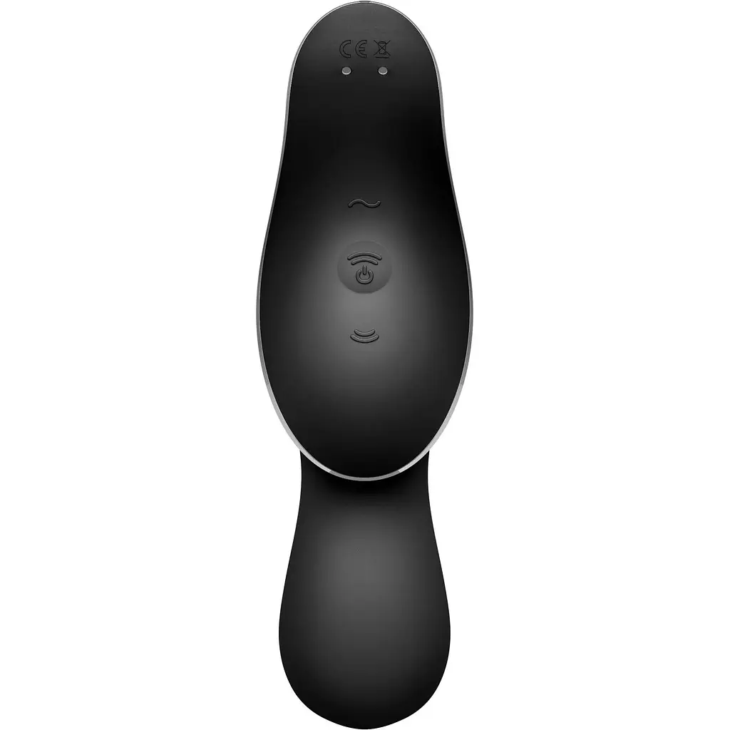 Вакуумный стимулятор с вибрацией Satisfyer Curvy Trinity 2 Black - фото 5
