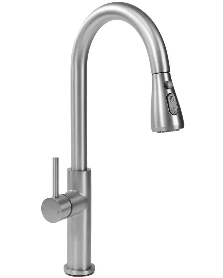 Змішувач для кухні Rea Nest Nikiel Brushed REA-B6601, Никель - фото 7
