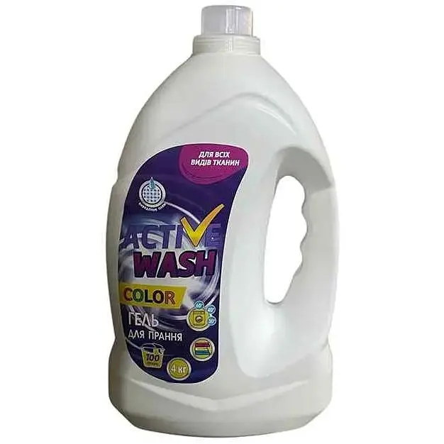 Гель для прання ACTIVE WASH 4л COLOR