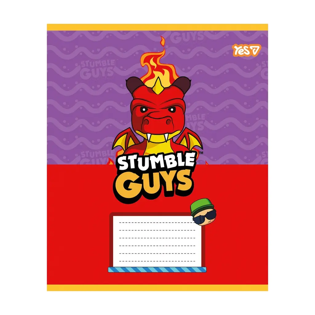 Зошит Yes Stumble Guys А5 12 аркушів клітинка (768728), в асортименті - фото 2