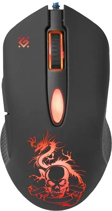 Миша Defender Sky Dragon GM-090L RGB Black (52090) - фото 2