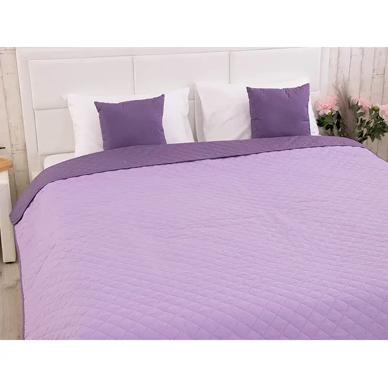 Покривало Руно двостороннє декоративне Violet 150х212 см фіолетове - фото 11