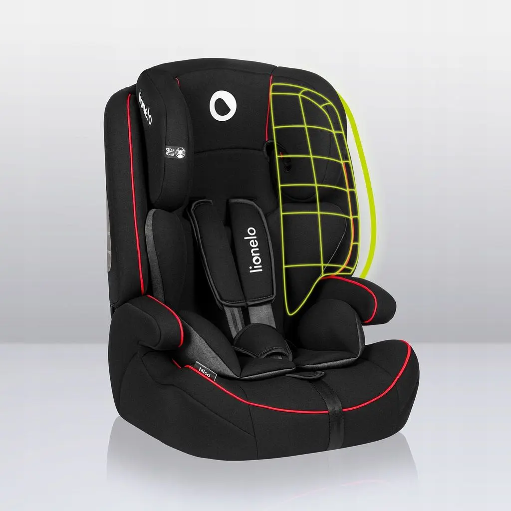 Автокрісло Lionelo Nico 9-36 кг Black Red - фото 7