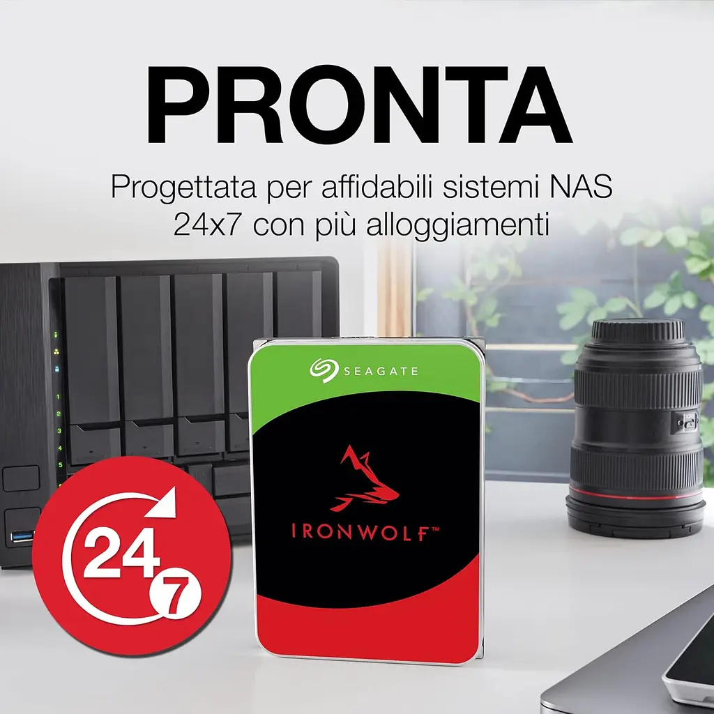 Жорсткий диск Seagate 2TB 3.5` 5400 256MB SATA IronWolf - фото 2