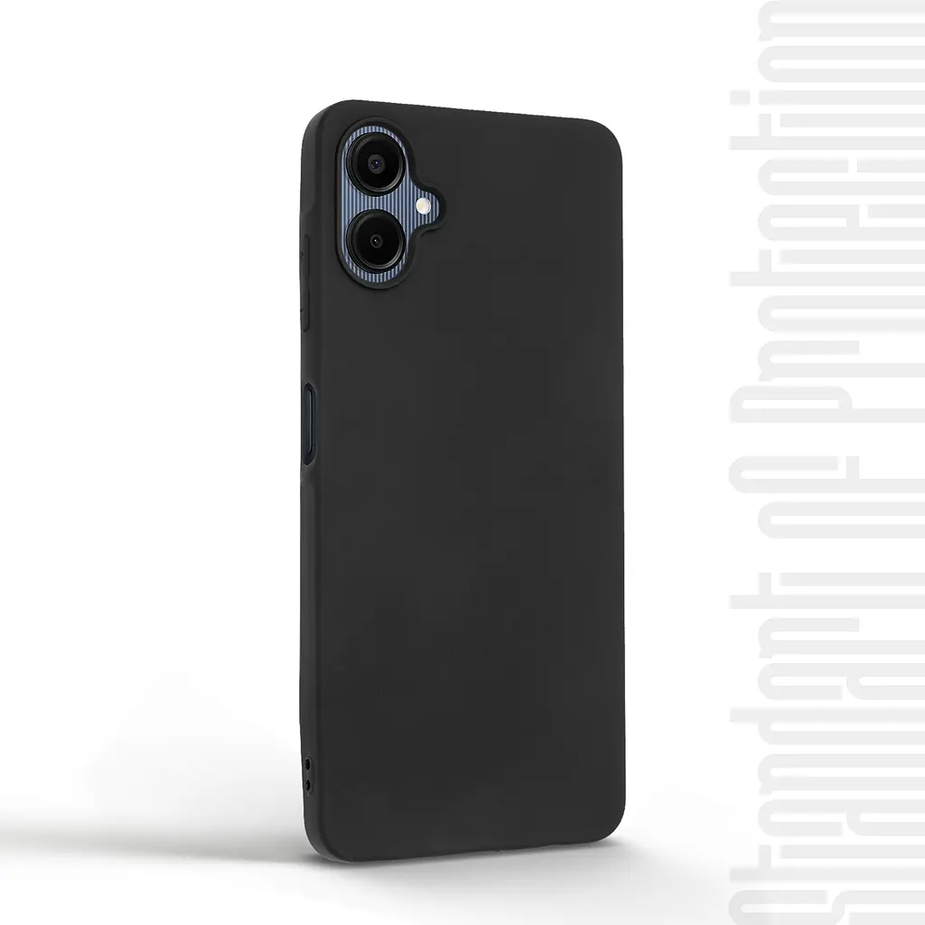 Чехол-накладка для смартфона Samsung Galaxy A06 (A065) противоударный, силиконовый, термополиуретановый (ТПУ), с защитой камеры и корпуса, черный, защита всего корпуса, ArmorStandart (ARM80138) - фото 2