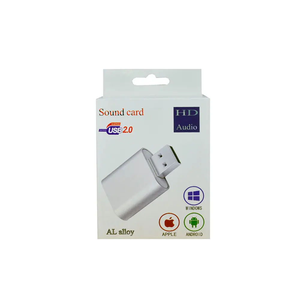 Звуковая плата Dynamode USB-SOUND7-ALU black - фото 7