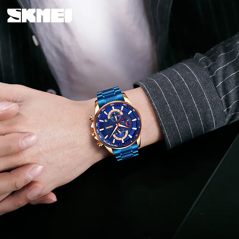 Наручные часы мужские 9250RGBU Rose Gold-Blue Skmei acs0029849 - фото 3