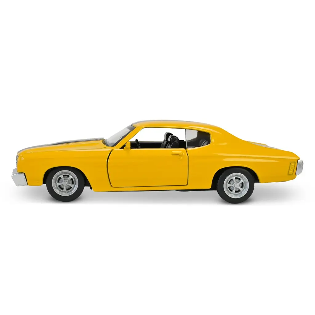 Іграшка Машина металева АВТОПРОМ Chevrolet Chevelle 454 10019 Жовтий shop (2000999919343) - фото 2