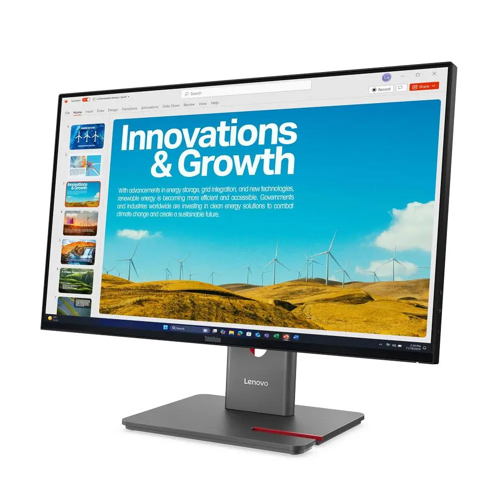 Монітор Lenovo 23.8" P24QD-40 QHD IPS 120Hz (64B1GAT1UA) - фото 7