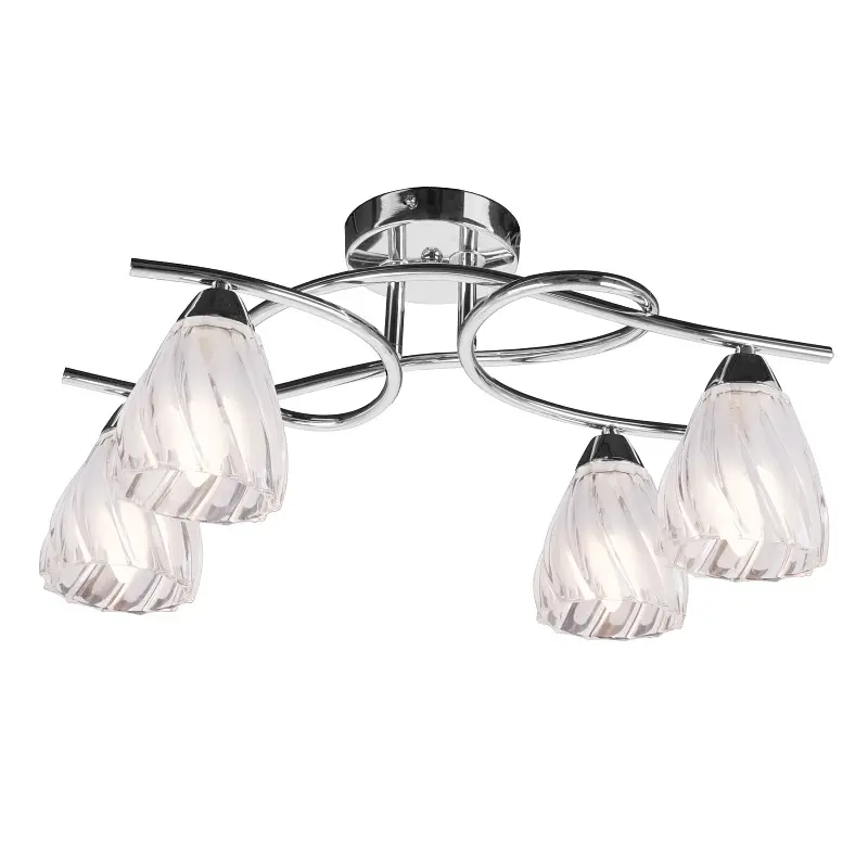 Люстра потолочная Brille в спальню E14 40W CH (LK-800C/4) - фото 3