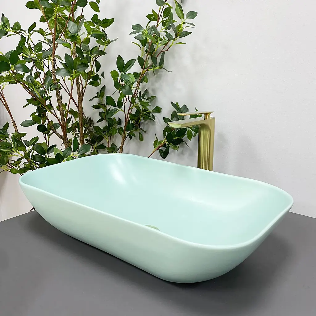 Умивальник VBI Avezzano green matt накладний VBI-014404, Цветной - фото 4