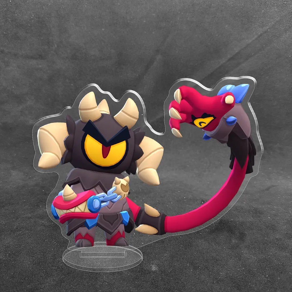 Акрилова колекційна фігурка Brawl Stars Отіс (Demon Otis) 10 см