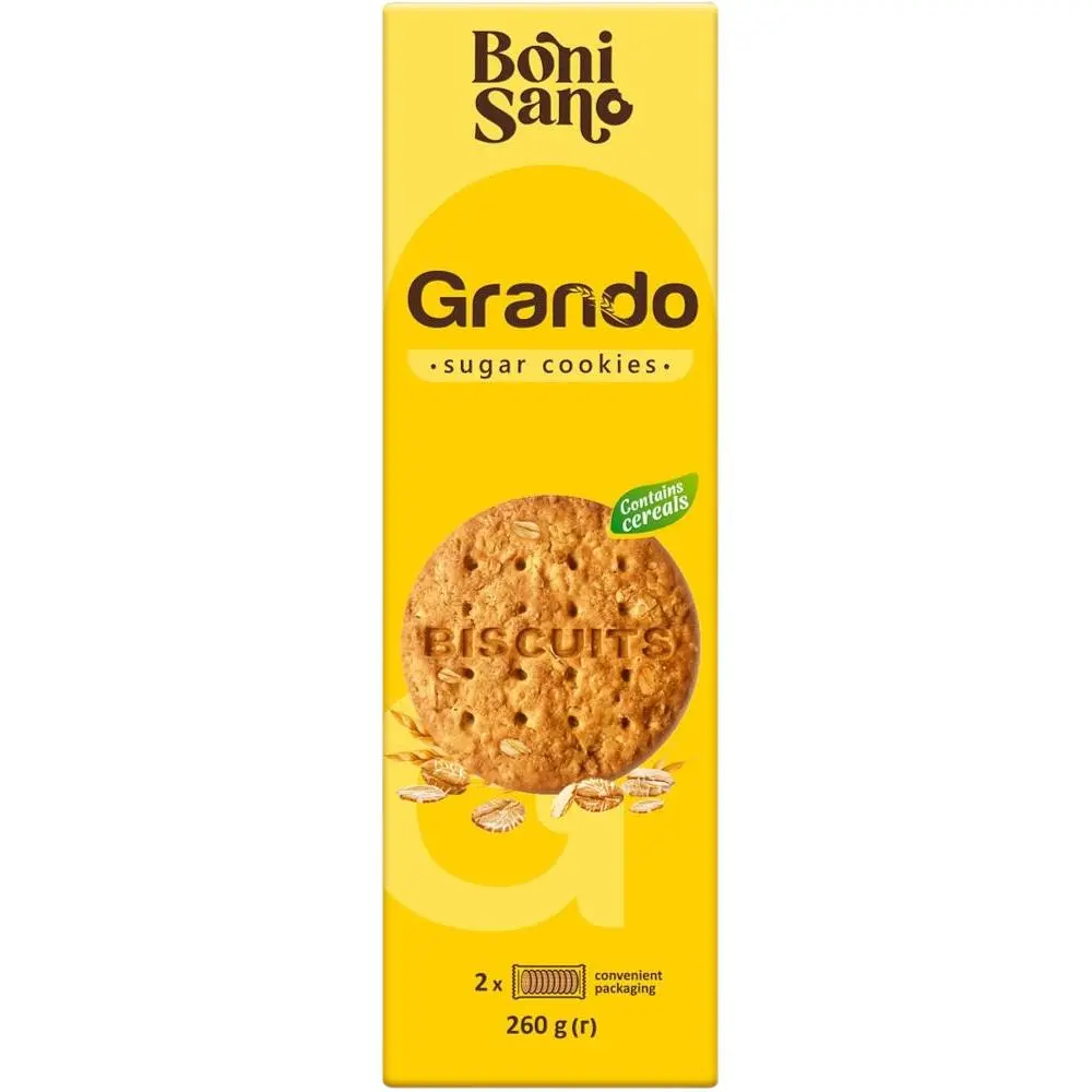 Печиво BoniSano Grando цукрове 260 г